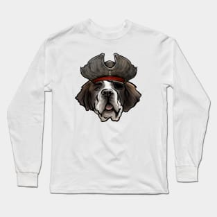 St Bernard Pirate Long Sleeve T-Shirt